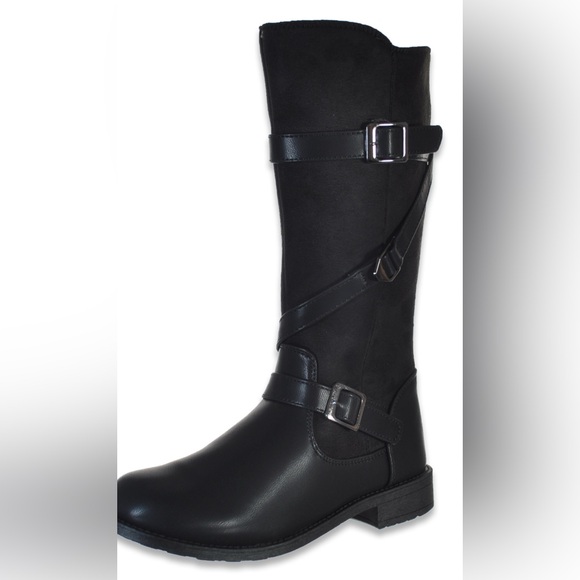 Rachel girl’s black high boot lil Marcella sizes 6, 7 & 8 NWOT nor box - Picture 1 of 10